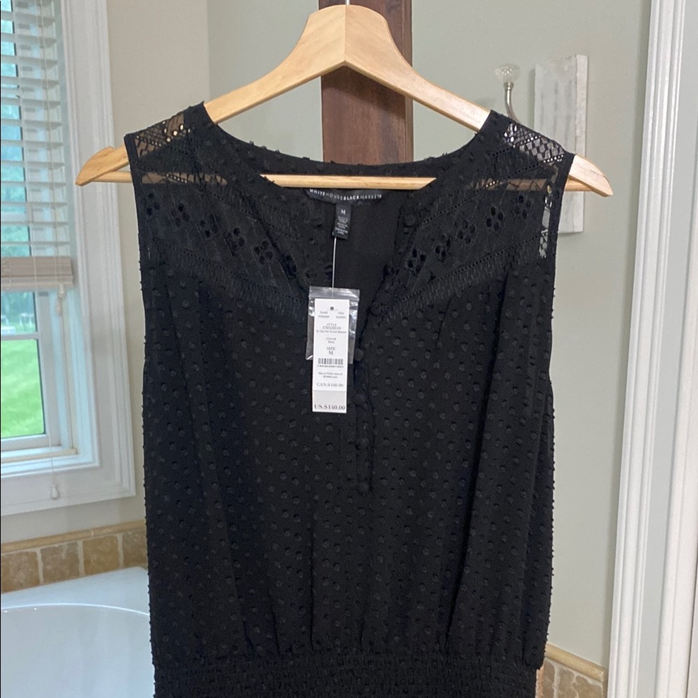 Black Sleeveless Lace Dress